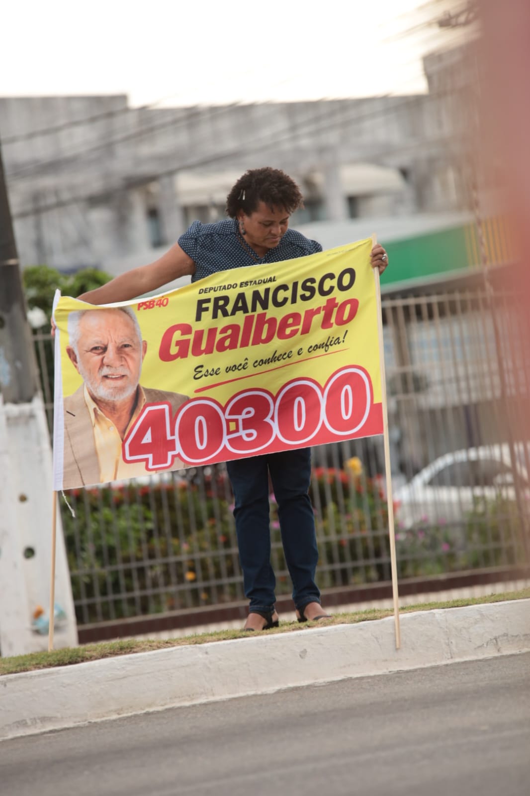 Francisco Gualberto em atividade de campanha em Sergipe — foto 4